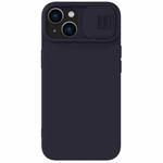 For iPhone 14 Plus NILLKIN CamShield Liquid Silicone Phone Case (Deep Purple)