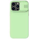 For iPhone 14 Pro Max NILLKIN CamShield Liquid Silicone Phone Case(Green)