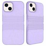 For iPhone 14 Wheat Straw Material Degradable TPU Phone Case(Purple)