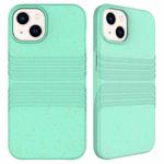 For iPhone 14 Plus  Wheat Straw Material Degradable TPU Phone Case(Light Green)