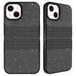 For iPhone 13 Wheat Straw Material Degradable TPU Phone Case(Black)