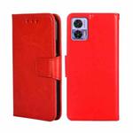 For Motorola Edge 30 Neo Crystal Texture Leather Phone Case(Red)