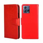 For Motorola Edge S30 Pro 5G/Edge 30 Fusion Crystal Texture Leather Phone Case(Red)