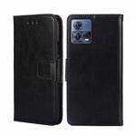 For Motorola Edge S30 Pro 5G/Edge 30 Fusion Crystal Texture Leather Phone Case(Black)