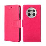 For Huawei Mate 50 Pro Crystal Texture Leather Phone Case(Rose Red)
