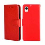 For Samsung Galaxy A23e/A22e Crystal Texture Leather Phone Case(Red)