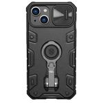 For iPhone 14 NILLKIN CamShield Armor Pro Magnetic Phone Case(Black)