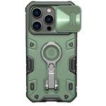 For iPhone 14 Pro NILLKIN Shockproof CamShield Armor Protective Case(Green)