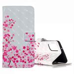 For Galaxy S20+ 3D Pattern Magnetic Suction Horizontal Flip Leather Case with Holder & Card Slots & Wallet & Photo Holder(Cherry Blossoms)