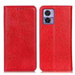 For Motorola Edge 30 Lite / Edge 30 Neo Magnetic Crazy Horse Texture Leather Phone Case(Red)