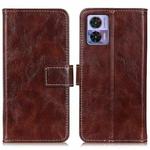 For Motorola Edge 30 Lite / Edge 30 Neo Retro Crazy Horse Texture Leather Phone Case(Brown)