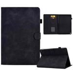 For Amazon Kindle Fire HD 8 2022 / 2020 Embossed Smile Flip Tablet Leather Case(Black)