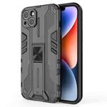 For iPhone 14 Supersonic PC + TPU Holder Phone Case(Black)