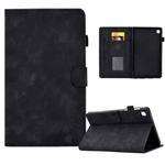 For Samsung Galaxy Tab A 8.0 2019 T290 Embossed Smile Flip Tablet Leather Case(Black)