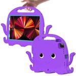 For iPad Pro 11 2018 / 2020 / 2021 Octopus Style EVA + PC Tablet Case with Strap(Purple)