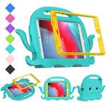 For iPad mini 1 / 2 / 3 / 4 / 5 Octopus Style EVA + PC Tablet Case with Strap(Glacial Green)