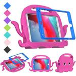 For iPad mini 1 / 2 / 3 / 4 / 5 Octopus Style EVA + PC Tablet Case with Strap(Rose Red)