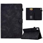 For Lenovo Tab M10 HD Gen 2 Embossed Smile Flip Tablet Leather Case(Black)