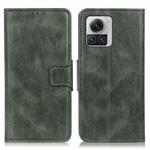 For Motorola Edge X30 Pro 5G / Edge 30 Ultra Mirren Crazy Horse Texture Leather Phone Case(Dark Green)