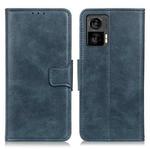 For Motorola Edge 30 Neo Mirren Crazy Horse Texture Leather Phone Case(Blue)