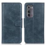 For Motorola Edge 2022 Mirren Crazy Horse Texture Leather Phone Case(Blue)