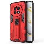 For Huawei Mate 50 Supersonic Holder PC Soft TPU Phone Case(Red)
