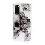 For Galaxy S20 Transparent TPU Mobile Phone Protective Case(Skull)