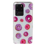 For Galaxy S20 Ultra Transparent TPU Mobile Phone Protective Case(Donuts)