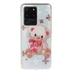 For Galaxy S20 Ultra Transparent TPU Mobile Phone Protective Case(Little Bear)