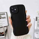For iPhone 11 Wave Edge Silicone Phone Case(Black)