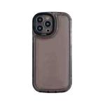 For iPhone 12 Pro Max Lens Invisible Bracket TPU Phone Case(Black)