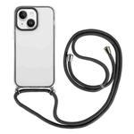 For iPhone 14 3 In 1 PC + TPU Transparent Phone Case(Black)