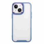 For iPhone 14 Plus Electroplating Hawkeye Phone Case(Blue)