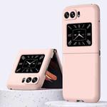 For Motorola Moto Razr 2022 Skin Feel PC Phone Case(Pink)