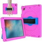 EVA + PC Tablet Case with Shoulder Strap For iPad Air / Air 2 / 9.7 2017 / 9.7 2018(Rose Red)