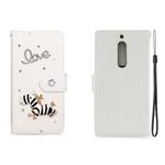For Nokia 5 Horizontal Flip Solid Color Rhinestones Leather Case with Card Slot & Wallet & Holder(Trojan)