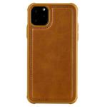 For iPhone 11 Pro Max Magnetic Shockproof PC + TPU + PU Leather Protective Case(Brown)