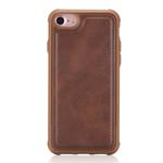 For iPhone 7 / 8 Magnetic Shockproof PC + TPU + PU Leather Protective Case(Coffee)