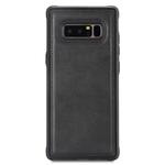 For Galaxy Note 8 Magnetic Shockproof PC + TPU + PU Leather Protective Case(Black)