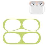 For Apple AirPods Pro 2 Wireless Earphone Protective Case Metal Sticker(Green)