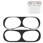 For Apple AirPods Pro 2 Wireless Earphone Protective Case Metal Sticker(Black)