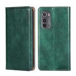 For Motorola Edge 2022 Gloss Oil Solid Color Magnetic Leather Phone Case(Green)