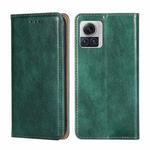 For Motorola Edge X30 Pro 5G / Edge 30 Ultra Gloss Oil Solid Color Magnetic Leather Phone Case(Green)