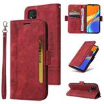 For Xiaomi Redmi 9C BETOPNICE Dual-side Buckle Leather Phone Case(Red)