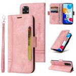 For Xiaomi Redmi Note 11 4G BETOPNICE Dual-side Buckle Leather Phone Case(Pink)