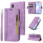 For Xiaomi Redmi 9A BETOPNICE Dual-side Buckle Leather Phone Case(Purple)