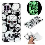 For Huawei P40 Lite Luminous TPU Mobile Phone Protective Case(Ghost Head)