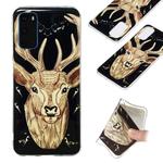 For Galaxy S20 Luminous TPU Mobile Phone Protective Case(Deer Head)