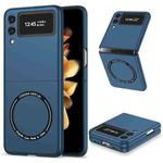 For Samsung Galaxy Z Flip3 5G Magsafe Magnetic Folding PC Phone Case(Blue)
