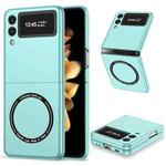 For Samsung Galaxy Z Flip3 5G Magsafe Magnetic Folding PC Phone Case(Light Blue)